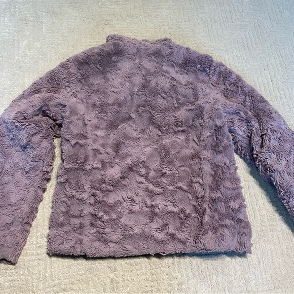 The North Face Girl’s Reversible Mossbud Swirl jacket fleece-puffer jacket M - Picture 8 of 13